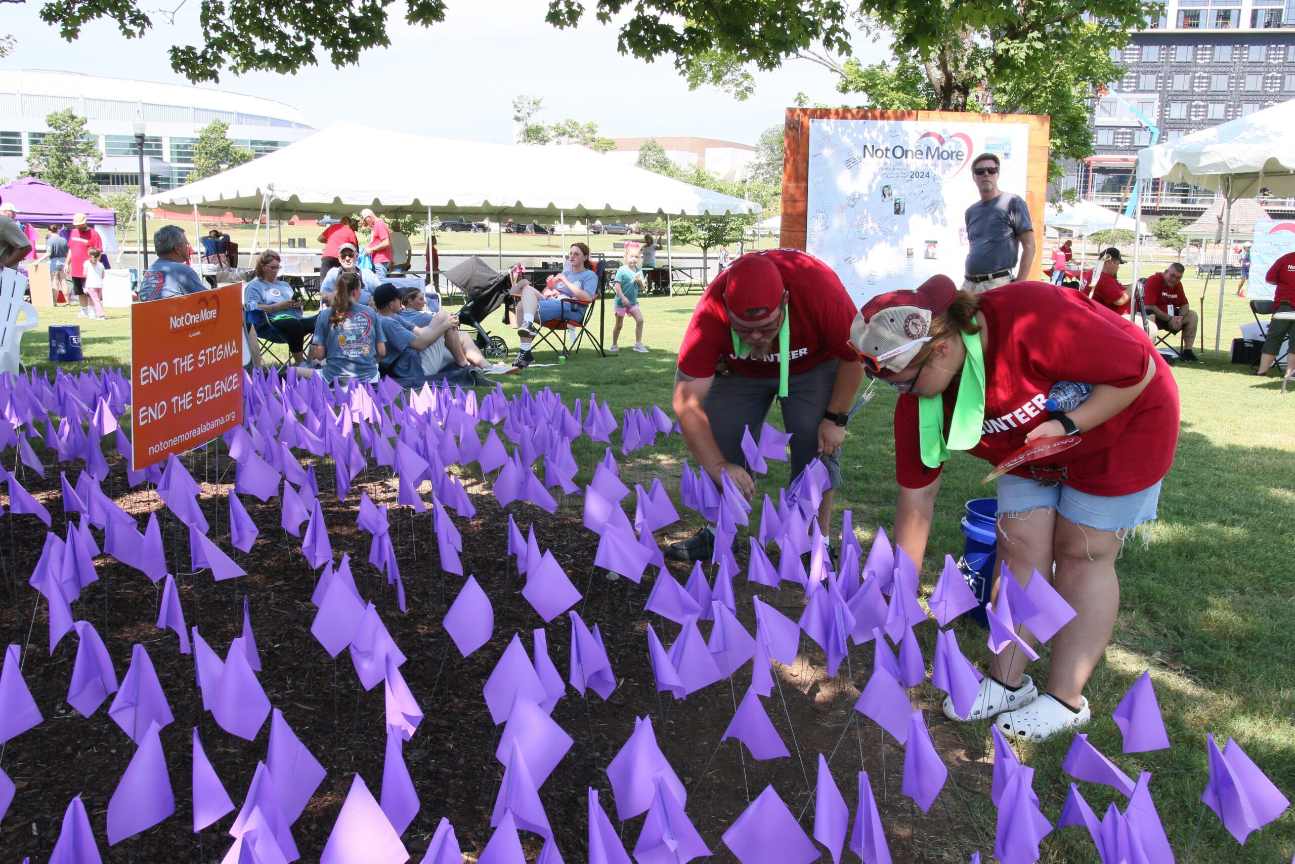 Purple flags